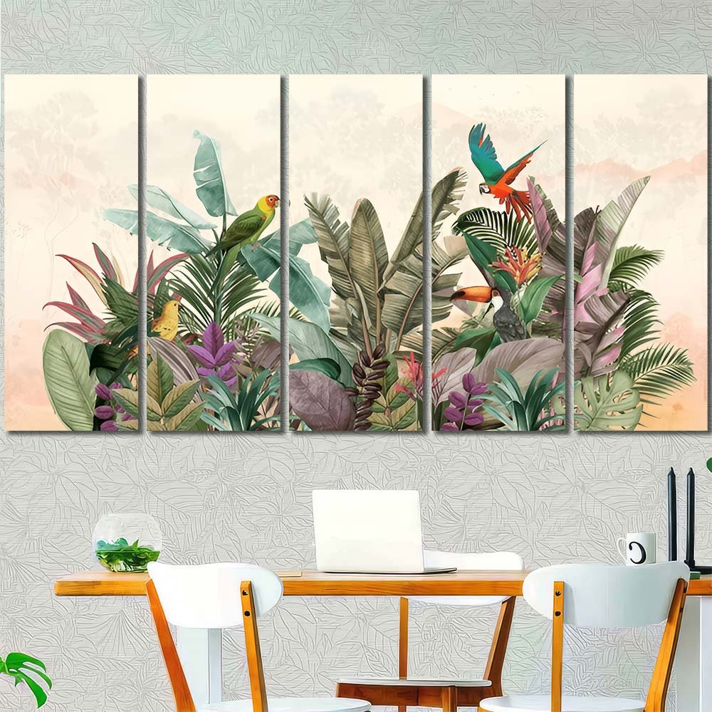 Panels Wall Art Watercolor Birds AW02
