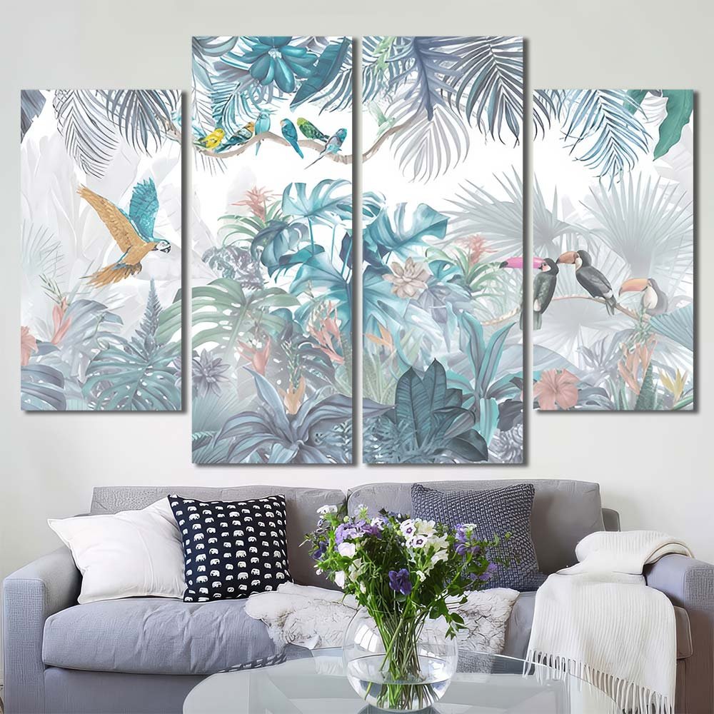 HD Picture Decorative Framed Wall Art Watercolor Birds AW04